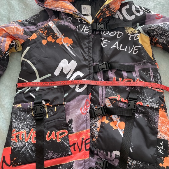 Winter coat in universal size multi colour by Miss City  Official - Picture 5 of 13